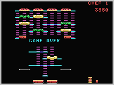BurgerTime - Screenshot - Game Over (World) - 256x192