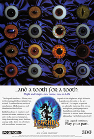 Legends of Might and Magic - Advertisement Flyer - Front (United Kingdom) - 1499x2200