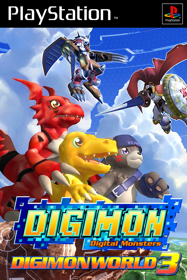 Digimon World 3 - Fanart - Box - Front (World) - 600x900