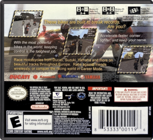 Suzuki Super-Bikes II: Riding Challenge - Box - Back - Reconstructed (North America) - 774x708