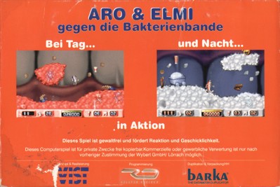 ARO und ELMI im Kampf gegen die Bakterien Bande - Box - Back (Germany) - 3509x2346