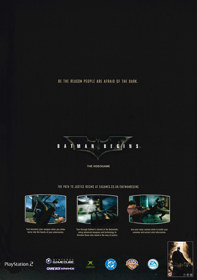 Batman Begins - Advertisement Flyer - Front (United Kingdom) - 1548x2200