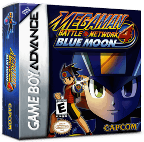 Mega Man Battle Network 4: Blue Moon - Box - 3D (North America) - 1016x998