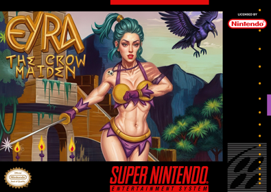 Eyra, the Crow Maiden - Box - Front - Reconstructed (World) - 690x490