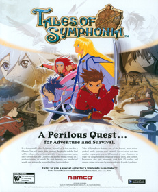 Tales of Symphonia - Advertisement Flyer - Front (United States) - 1812x2200