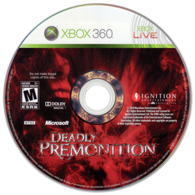 Deadly Premonition - Disc (North America) - 900x900