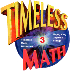 Timeless Math Adventure 3: Maya, King Jaguar's Village - Clear Logo (North America) - 600x600