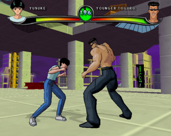 Yu Yu Hakusho: Ghost Files: Dark Tournament - Screenshot - Gameplay (World) - 640x512