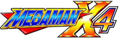 Mega Man X4 - Clear Logo (United States) - 2172x724