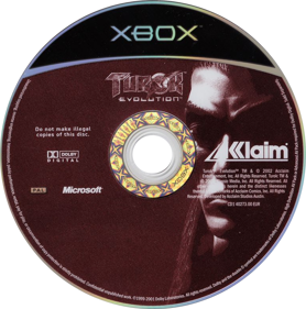 Turok: Evolution - Disc (Europe) - 771x779
