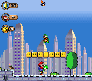 Super Mario World: Friends and Rivalry - Screenshot - Gameplay (World) - 256x224
