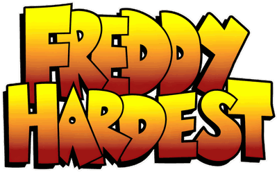 Freddy Hardest - Clear Logo (Europe) - 4500x2796