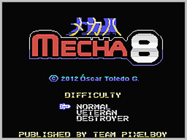 Mecha 8 - Screenshot - Game Title (World) - 256x192