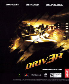 Driv3r - Advertisement Flyer - Front (United States) - 1800x2178
