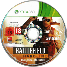 Battlefield: Hardline - Disc (Europe) - 2863x2848
