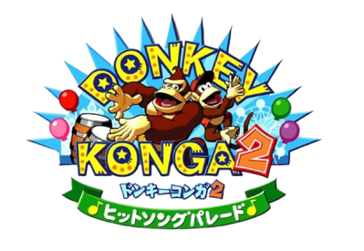 Donkey Konga 2 - Clear Logo (Japan) - 602x415