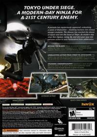 Ninja Blade - Box - Back (North America) - 640x903