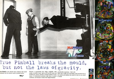 True Pinball - Advertisement Flyer - Front (Europe) - 2560x1764