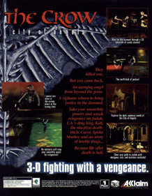 The Crow: City of Angels - Box - Back (North America) - 640x824