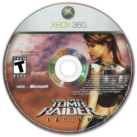 Tomb Raider: Legend - Disc (North America) - 1440x1440