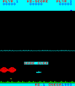 N-Sub - Screenshot - Game Over (World) - 224x256