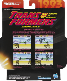 Transformers: Generation 2 - Box - Back (World) - 591x716