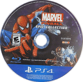 Marvel Pinball Epic Collection Vol. 1 - Disc (North America) - 563x558