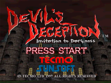 Tecmo's Deception: Invitation to Darkness - Screenshot - Game Title (Europe) - 640x480