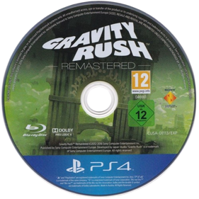 Gravity Rush Remastered - Disc (Europe) - 500x500