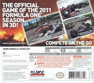 F1 2011 - Box - Back (North America) - 1372x1215