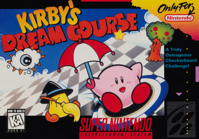 Kirby's Dream Course - Box - Front (North America) - 4195x2935
