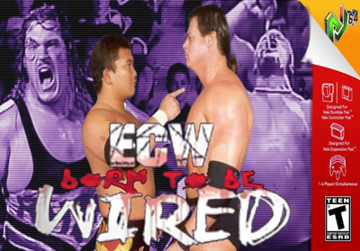 ECW: Born to Be Wired - Box - Front (North America) - 1383x965