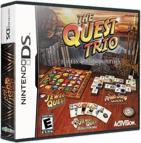 The Quest Trio: Jewels, Cards and Tiles - Box - 3D (North America) - 867x878