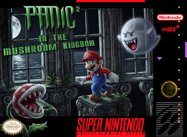 Panic in the Mushroom Kingdom 2 - Fanart - Box - Front (United States) - 1050x767