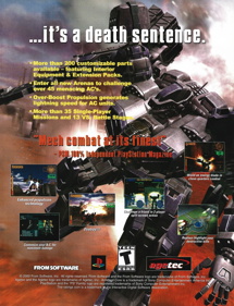 Armored Core 2 - Advertisement Flyer - Front (United States) - 1915x2500