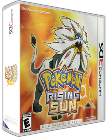 Pokémon Rising Sun - Box - 3D (United States) - 554x705