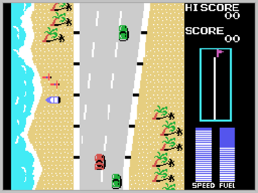 Road Fighter - Screenshot - Gameplay (World) - 256x192