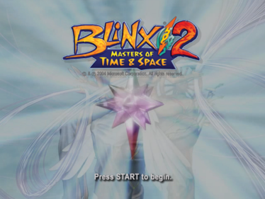 Blinx 2: Masters of Time & Space - Screenshot - Game Title (North America) - 2234x1677