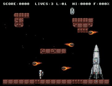 Astronaut Jet Pac - Screenshot - Gameplay (World) - 700x539