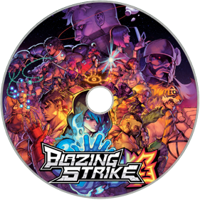 Blazing Strike - Fanart - Disc (World) - 1254x1254