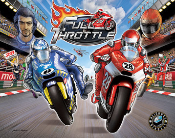 Full Throttle - Arcade - Marquee (World) - 550x431