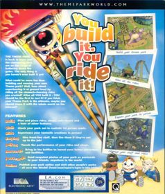 Sim Theme Park - Box - Back (Europe) - 679x800