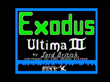 Ultima III: Exodus Gold - Screenshot - Game Title (World) - 640x480