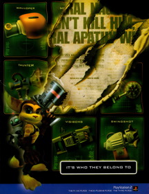 Ratchet & Clank - Advertisement Flyer - Front (United Kingdom) - 2469x3200