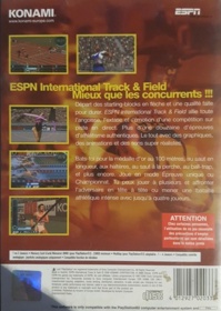 ESPN International Track & Field - Box - Back (France) - 483x680