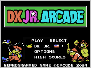 DK Jr. Arcade - Screenshot - Game Title (World) - 256x192