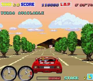 Turbo OutRun - Screenshot - Gameplay (Japan) - 478x418