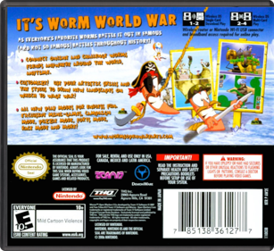 Worms: Open Warfare 2 - Box - Back - Reconstructed (North America) - 774x708