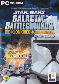 Star Wars: Galactic Battlegrounds: Clone Campaigns - Box - Front (Germany) - 563x800