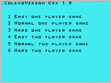 Cix - Screenshot - Game Title (World) - 256x192